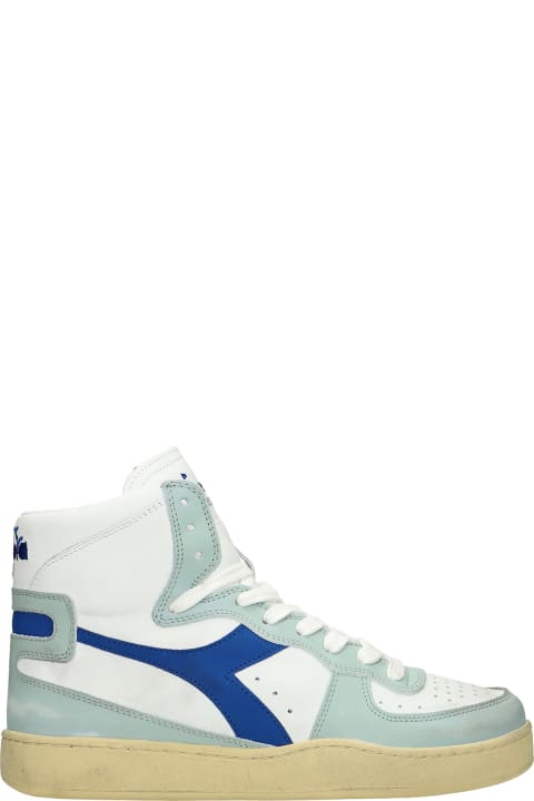 Mi Basket Sneakers In White Leather