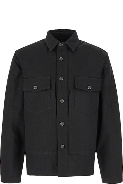 Nine in the Morning معاطف وجواكت لـ القسم الرجالي Nine in the Morning Black Denim Jacket