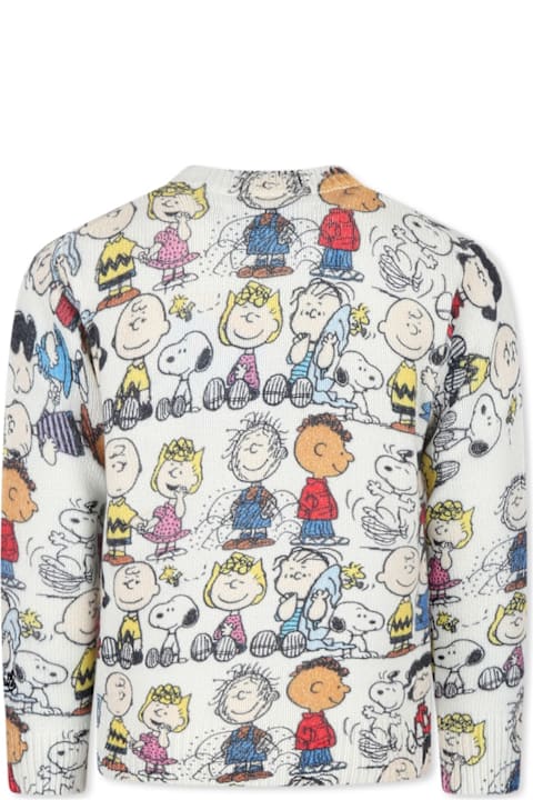 Homeware MC2 Saint Barth Multicolor Sweat For Boy With Peanuts