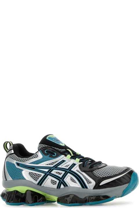 Shoes for Women Asics Multicolor Mesh And Rubber Gel Quantum Kinetic Sneakers