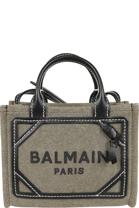 Fashion for Women Balmain B-army Shopper Mini-canvas&logo