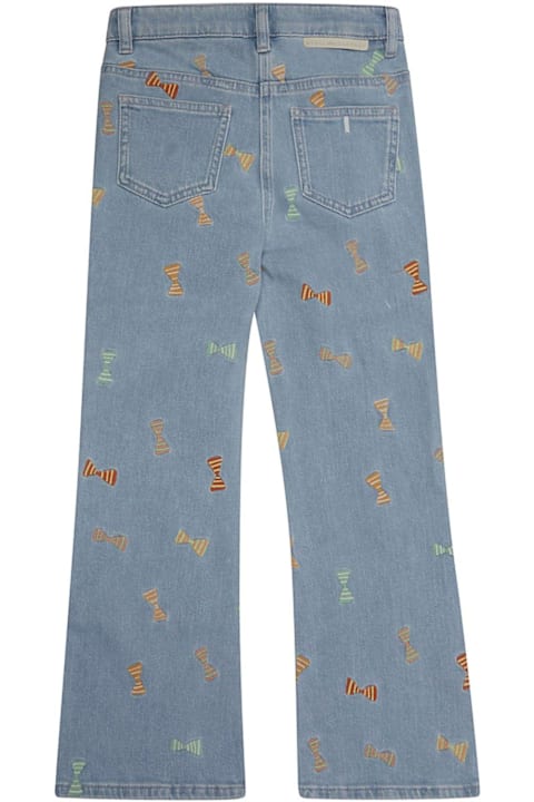 Homeware Stella McCartney Kids Bow Embroidered Flared Jeans
