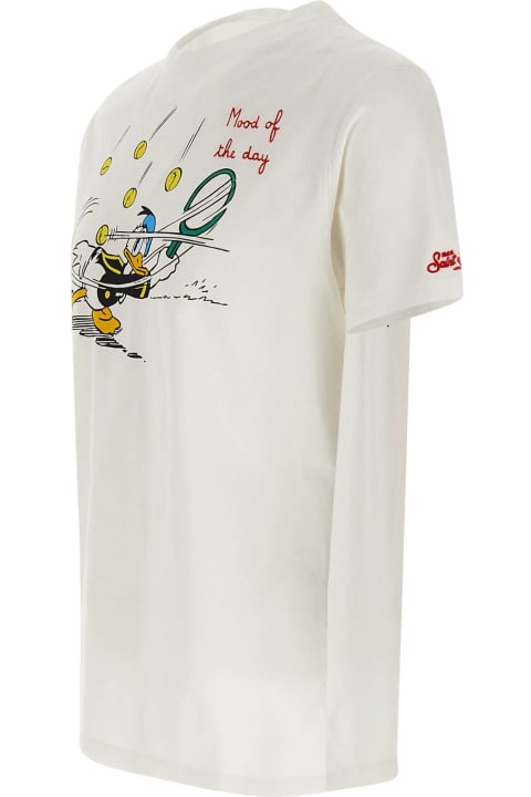メンズ新着アイテム MC2 Saint Barth "mood Day" Cotton T-shirt