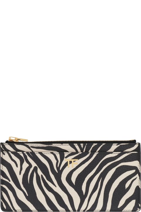 Accessories Sale for Women Tom Ford Printed Leather Card Holder