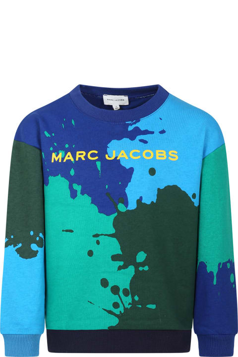 Little Marc Jacobs for Kids Little Marc Jacobs Multicolor Sweatshirt For Boy With Logo