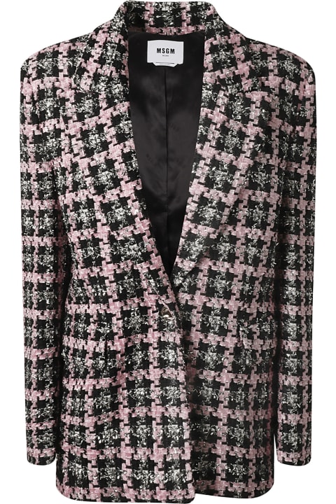 Homeware MSGM Single-buttoned Embellished Blazer