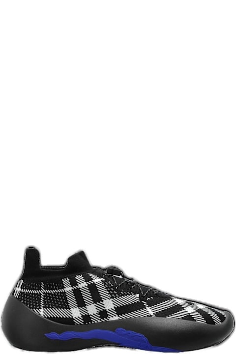 Burberry for Men Burberry Checked Knitted Neptune Sneakers