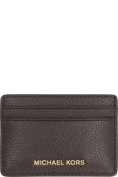 MICHAEL Michael Kors Wallets for Women MICHAEL Michael Kors Logo Detail Leather Card Holder