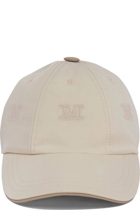 Max Mara Hats for Women Max Mara Logo Embroidered Baseball Cap