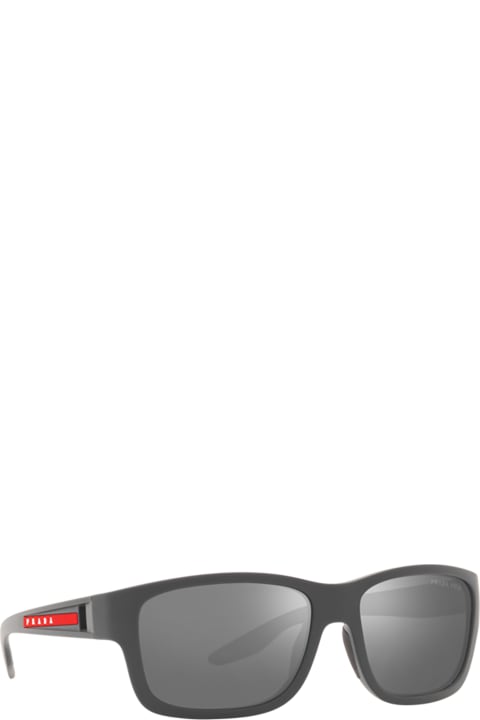 Prada Linea Rossa Eyewear for Men Prada Linea Rossa Ps 01ws Grey Rubber Sunglasses