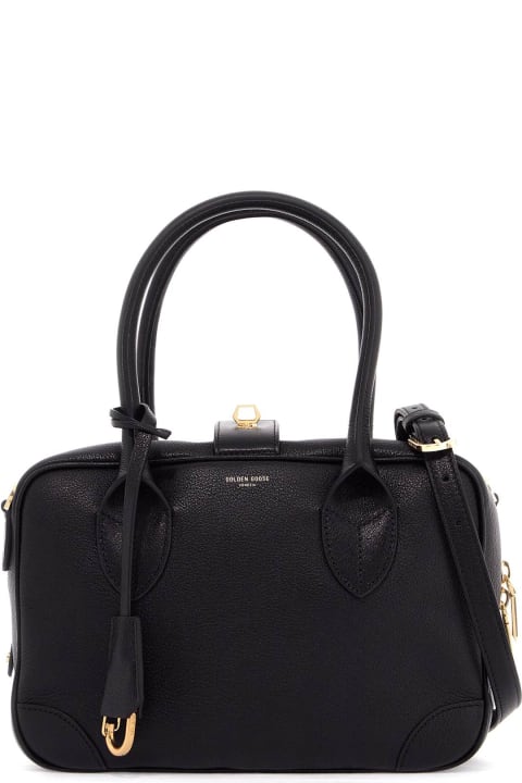 Golden Goose Bags for Men Golden Goose 'vita' Black Leather Top Case
