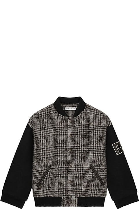 Topwear for Boys Dolce & Gabbana Bomber Con Applicazione