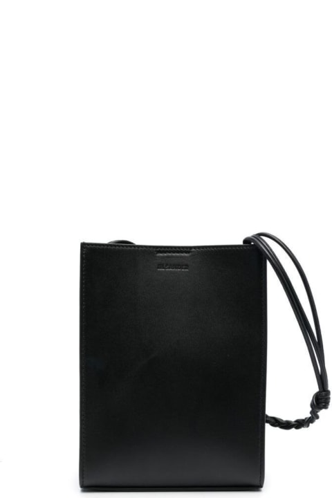 Shoulder Bags for Men Jil Sander Black Tangle Bag In Leather Man