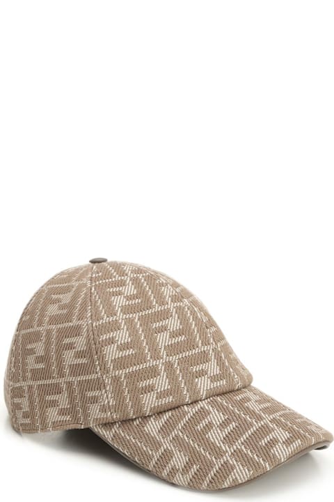 Fendi Hats for Women Fendi Jacquard Baseball Cap