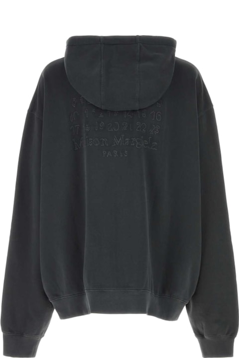 Maison Margiela for Kids Maison Margiela Graphite Cotton Oversize Sweatshirt