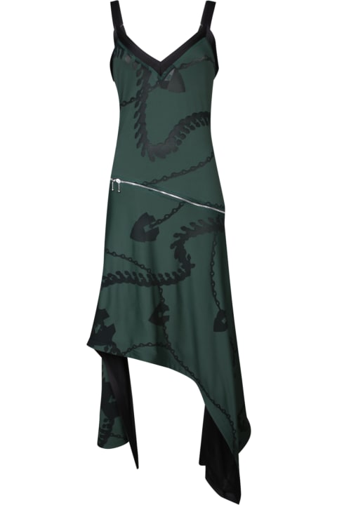 Clothing for Women Burberry Green Pattern Dress
