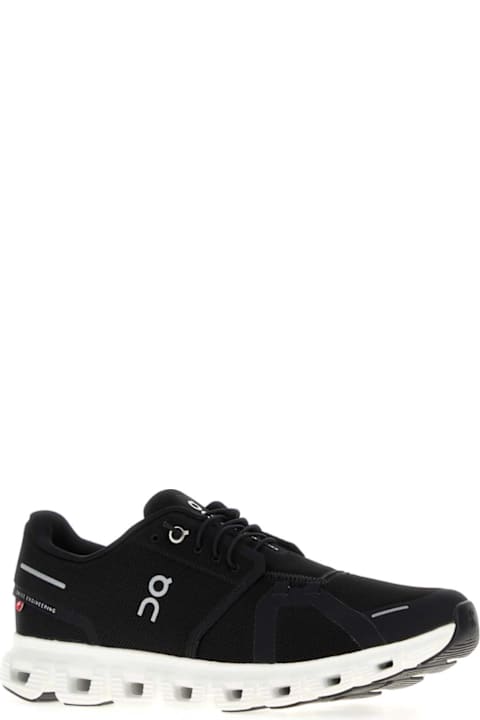 ON for Kids ON Black Mesh Cloud 6 Sneakers