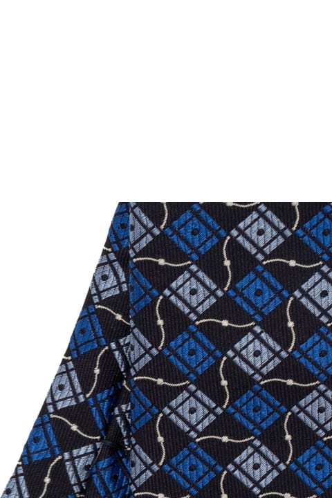 Ties for Men Etro Patterned Silk Tie