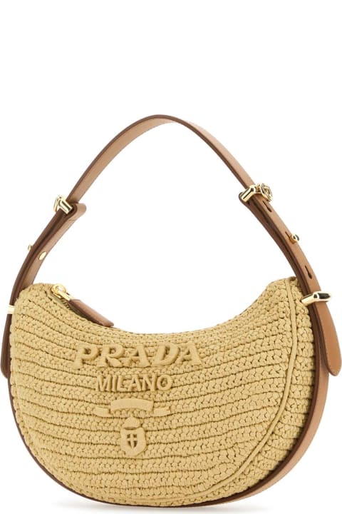 Sale for Women Prada Raffia Arquã¨ Handbag