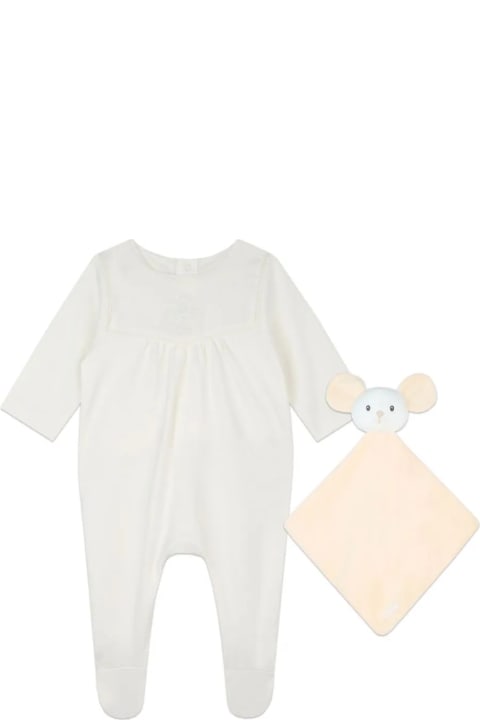Chloé Bodysuits & Sets for Baby Boys Chloé Pajamas With Embroidery