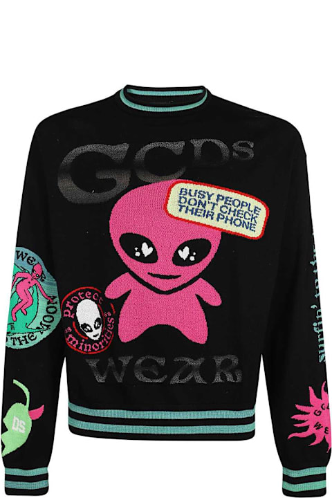 GCDS for Kids GCDS Long Sleeve Crew-neck Sweater
