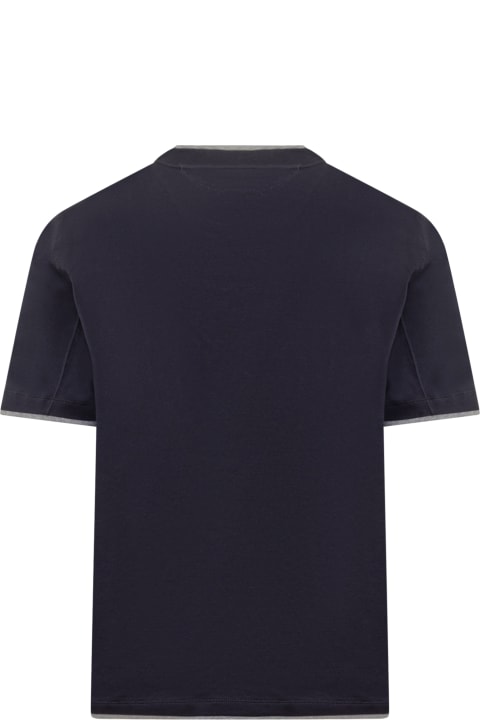 Topwear for Men Brunello Cucinelli Jersey T-shirt With Ribbed Hem