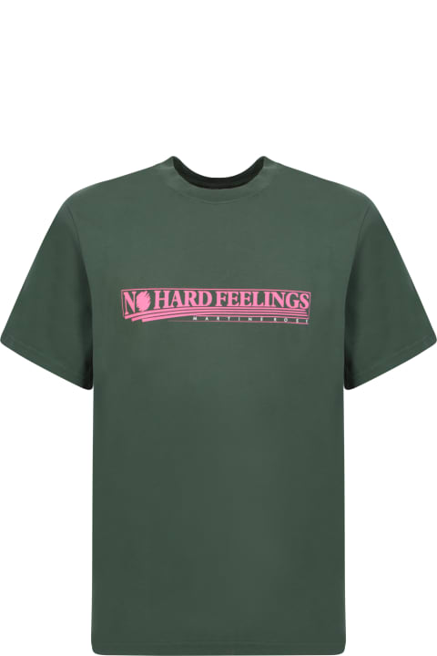 Martine Rose for Men Martine Rose No Hard Felling Dark Green T-shirt