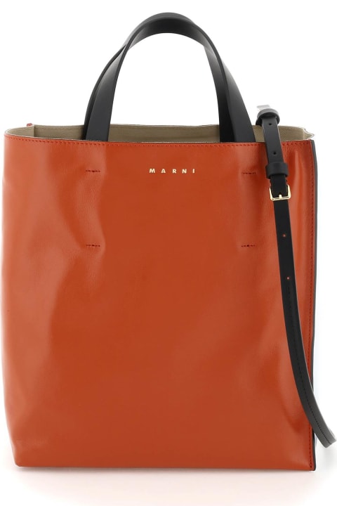Marni Totes for Women Marni 'museo' Two-tone Leather Bag