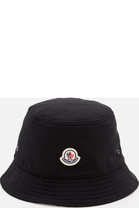 Moncler Hats for Men Moncler Logo Bucket Hat