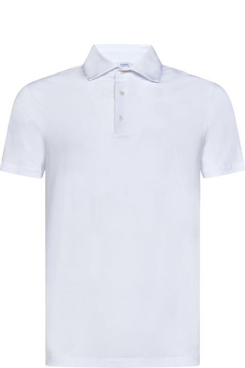 White Stretch-cotton Polo Shirt