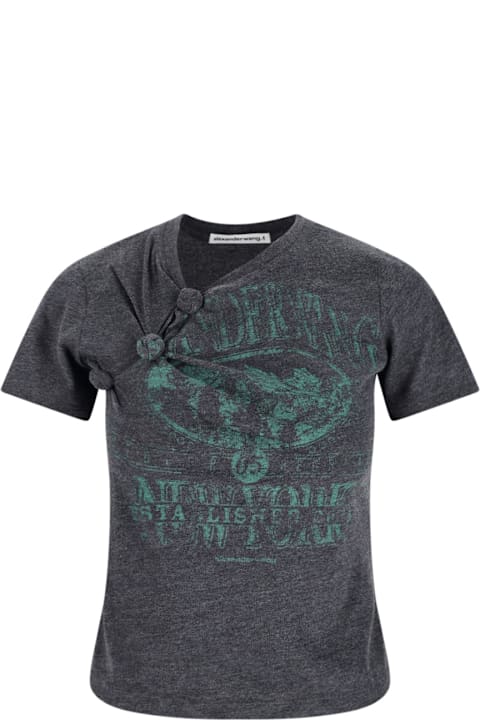 Alexander Wang for Kids Alexander Wang 'black Burnout' T-shirt
