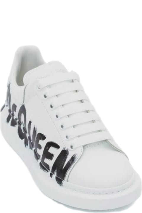 Fashion for Women Alexander McQueen Graffiti-print Oversized Sneakers