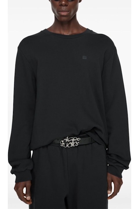 Fashion for Women Acne Studios Logo Cotton Sweatshirt