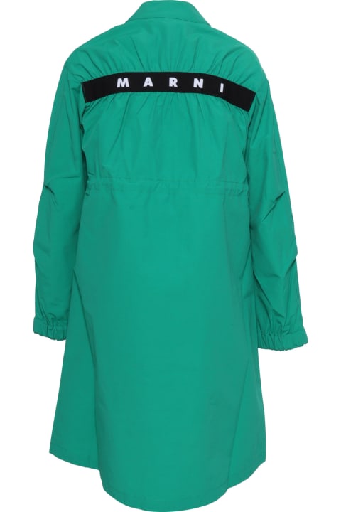 Marni Coats & Jackets for Girls Marni Long Green Jacket