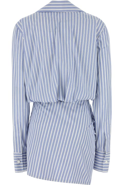 The Attico for Women The Attico Embroidered Poplin Shirt Dress