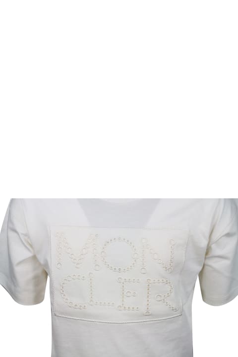 Moncler Topwear for Girls Moncler Round-neck T-shirt