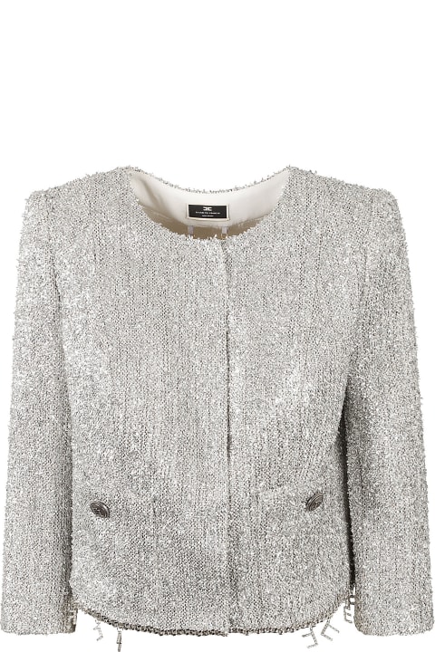 Elisabetta Franchi Coats & Jackets for Women Elisabetta Franchi Concealed Jacket