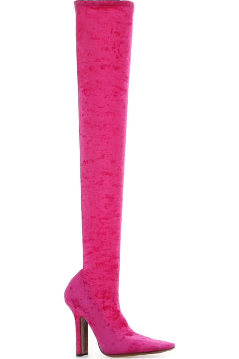 VETEMENTS for Women VETEMENTS Fuchsia Chenille Boots