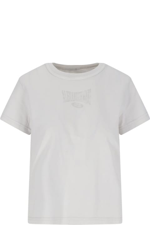 أدوات منزلية T by Alexander Wang Logo T-shirt