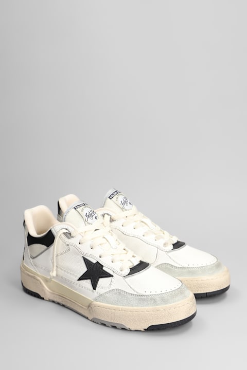 Golden Goose Shoes for Men Golden Goose Forty 2 Sneakers In White Leather And Fabric