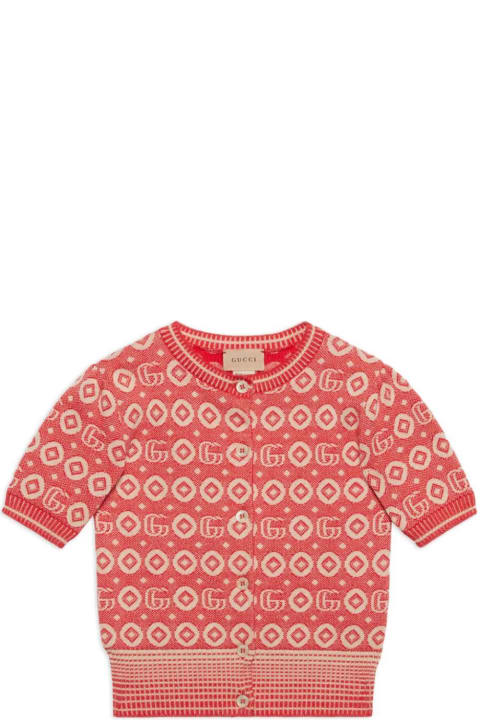 Sweaters & Sweatshirts for Girls Gucci Cardigan Cotton Jaquard