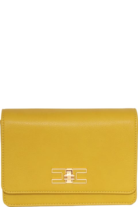 Homeware Elisabetta Franchi Groumette Chain Small Shoulder Bag