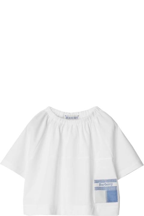 Topwear for Baby Girls Burberry Cotton T-shirt