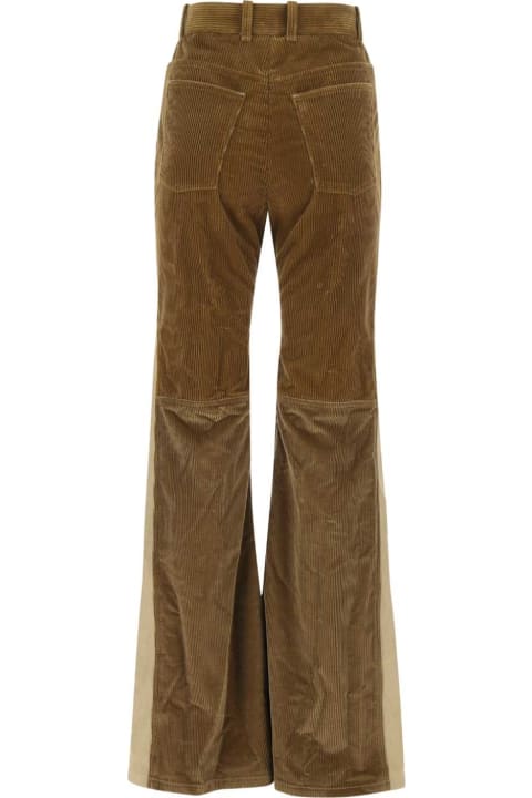 Chloé Pants & Shorts for Women Chloé Two-tone Corduroy Pant