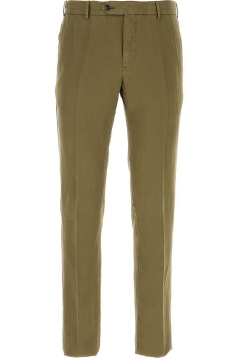 PT01 Clothing for Men PT01 Green Lyocell Blend Pant