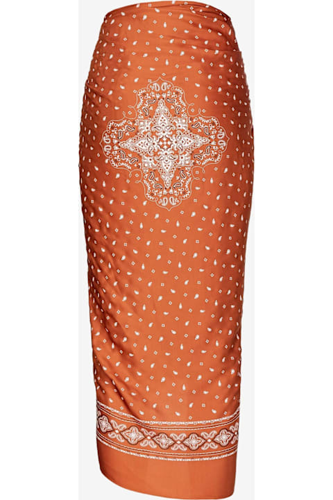 ウィメンズ Pinkoのスカート Pinko Bandana Print Viscose Skirt