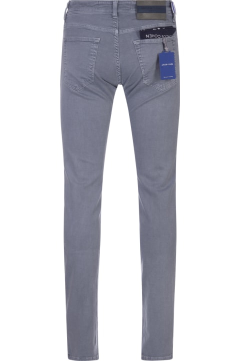 Jeans for Men Jacob Cohen Nick Slim Fit Jeans In Grey Denim