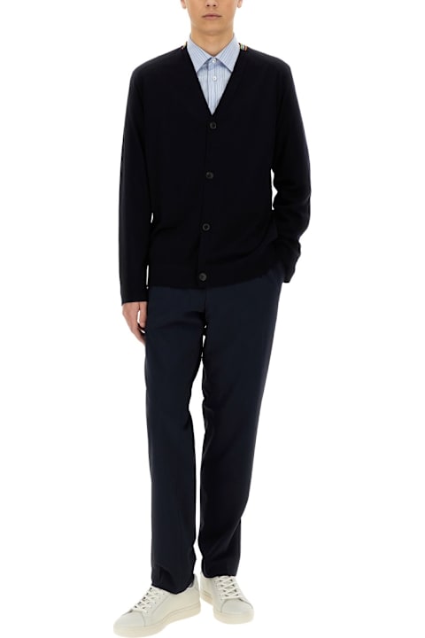 Paul Smith Sweaters for Men Paul Smith Merino Wool Cardigan