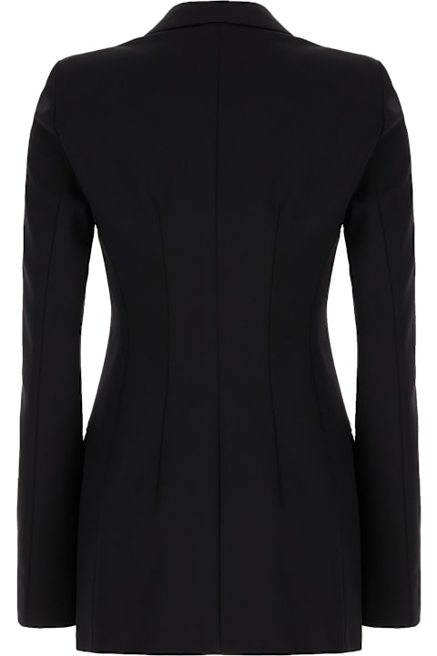 SportMax Coats & Jackets for Women SportMax Black Stretch Nylon Blazer