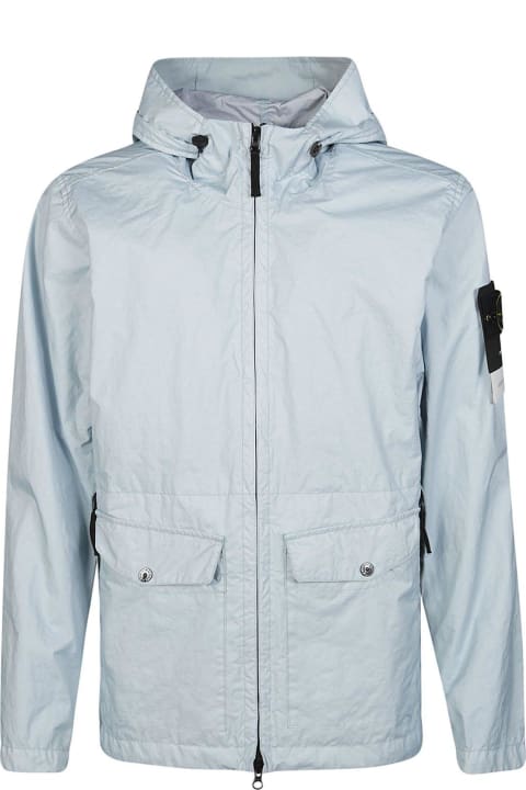 Stone Island Coats & Jackets for Men Stone Island Membrana 3l Tc Zipped Hooded Jacket